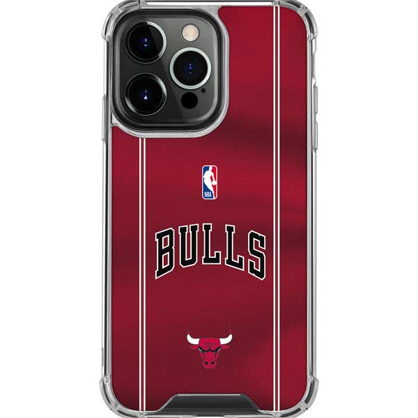 NBA Chicago Bulls Jersey iPhone 16 Pro Max Clear Case