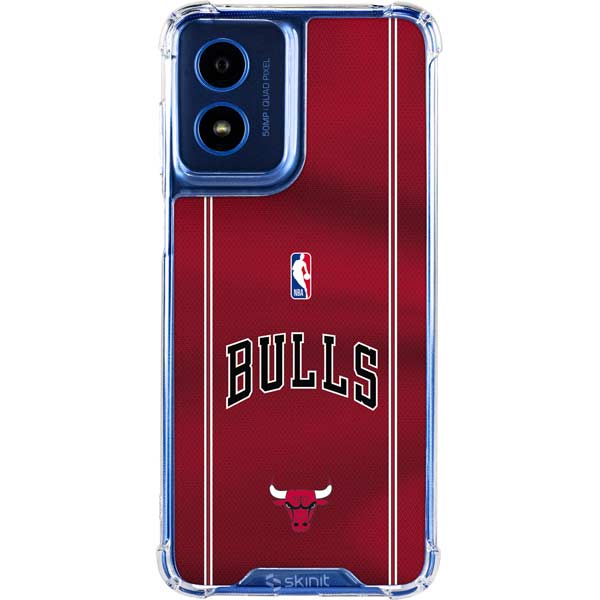 NBA Chicago Bulls Jersey Moto G Play 4G (2024) Clear Case