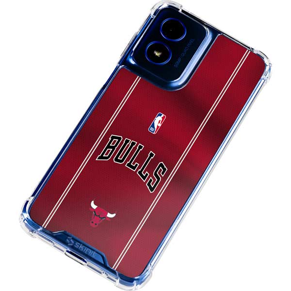 NBA Chicago Bulls Jersey Moto G Play 4G (2024) Clear Case