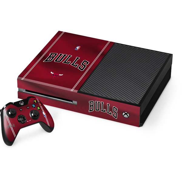 NBA Chicago Bulls Jersey Xbox One Console and Controller Bundle Skin