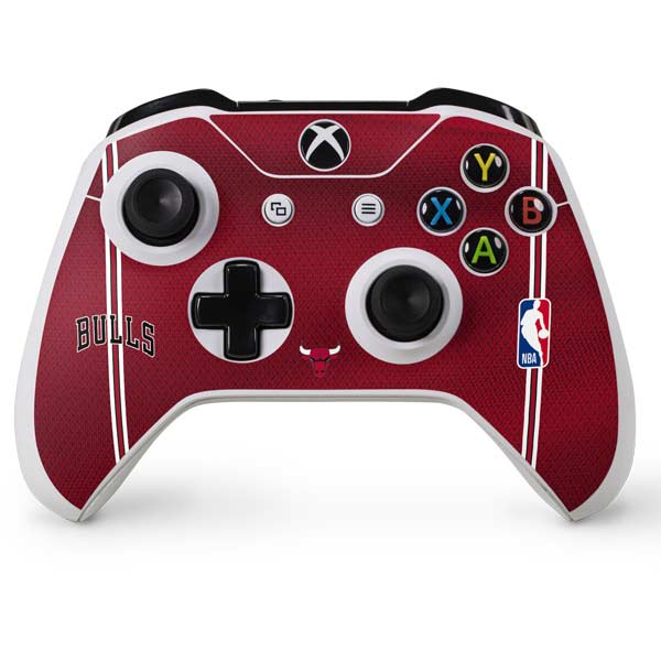 NBA Chicago Bulls Jersey Xbox One S Console and Controller Bundle Skin