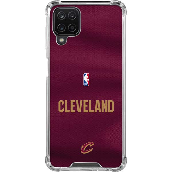NBA Cleveland Cavaliers Jersey Galaxy A12 Clear Case