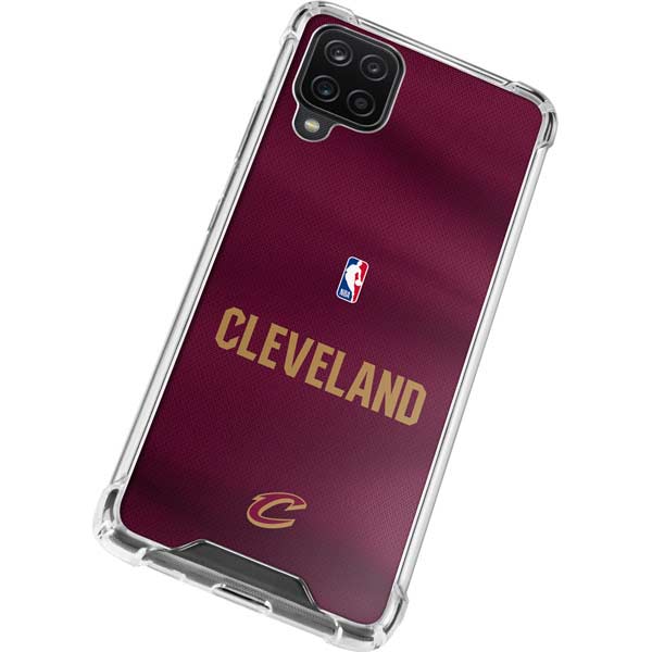 NBA Cleveland Cavaliers Jersey Galaxy A12 Clear Case