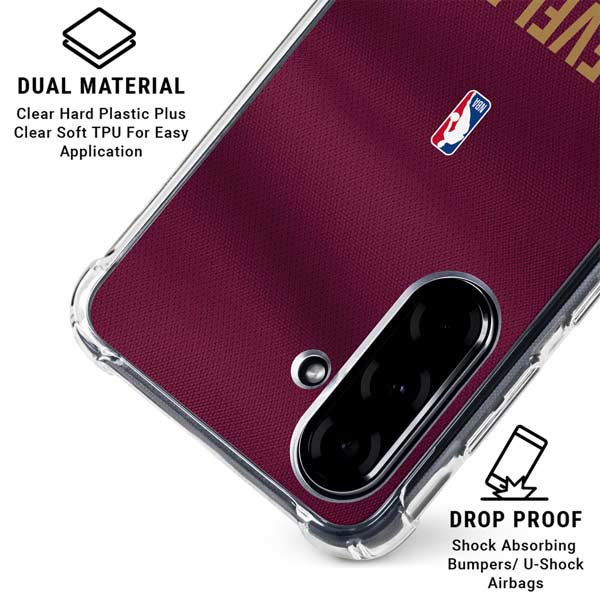 NBA Cleveland Cavaliers Jersey Galaxy A36 5G Clear Case