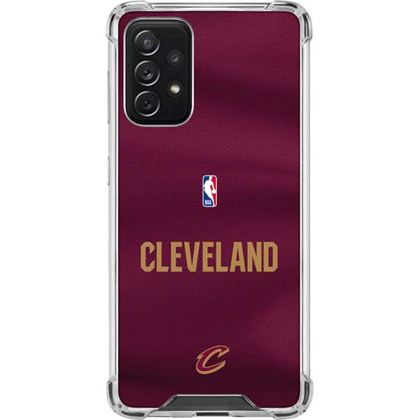 NBA Cleveland Cavaliers Jersey Galaxy A72 5G Clear Case
