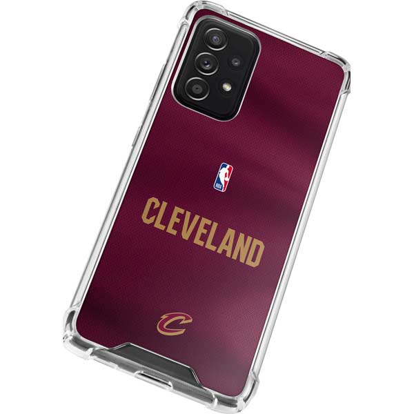 NBA Cleveland Cavaliers Jersey Galaxy A72 5G Clear Case