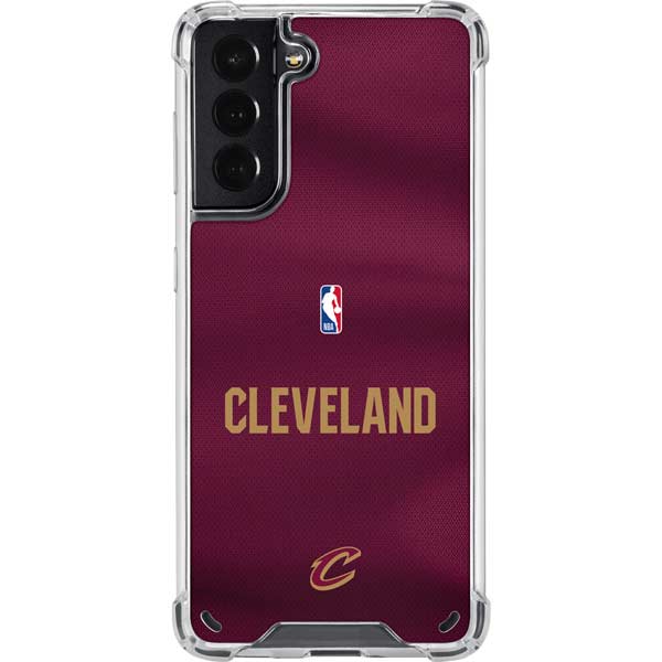 NBA Cleveland Cavaliers Jersey Galaxy S21 5G Clear Case