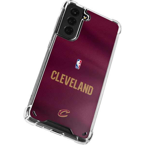 NBA Cleveland Cavaliers Jersey Galaxy S21 5G Clear Case