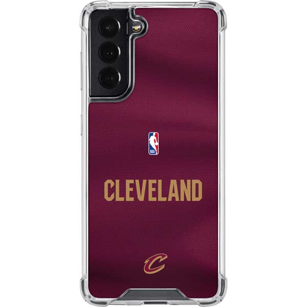 NBA Cleveland Cavaliers Jersey Galaxy S22 Clear Case