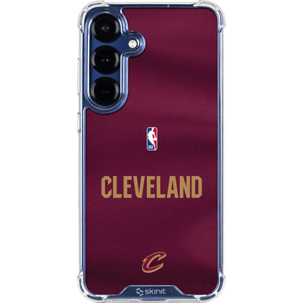 NBA Cleveland Cavaliers Jersey Galaxy S25 Plus Clear Case
