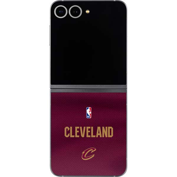 NBA Cleveland Cavaliers Jersey Galaxy Z Flip6 Skin