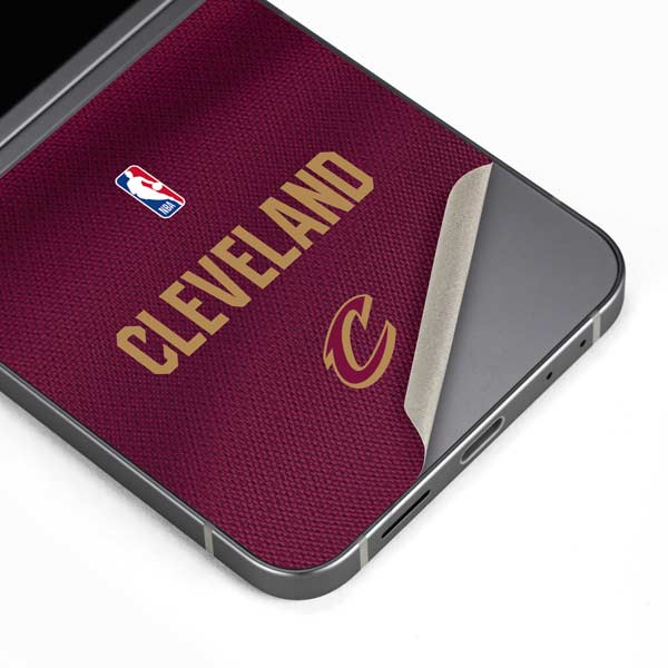 NBA Cleveland Cavaliers Jersey Galaxy Z Flip6 Skin