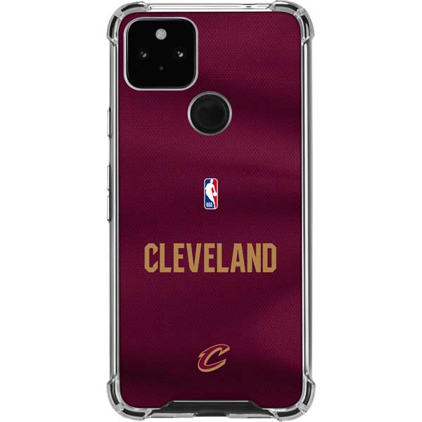 NBA Cleveland Cavaliers Jersey Google Pixel 5a 5G Clear Case