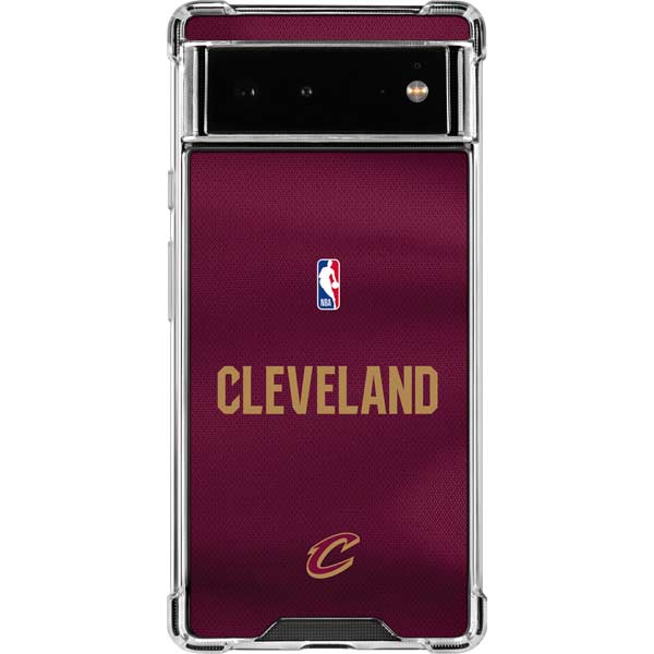 NBA Cleveland Cavaliers Jersey Google Pixel 6 Clear Case