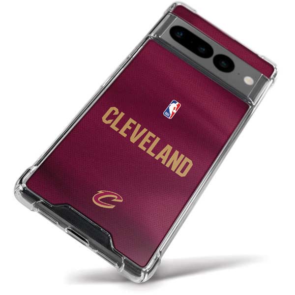 NBA Cleveland Cavaliers Jersey Google Pixel 7 Pro Clear Case