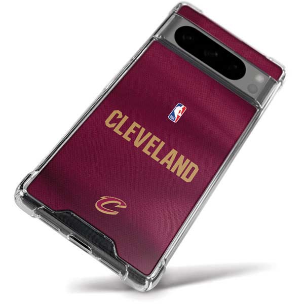 NBA Cleveland Cavaliers Jersey Google Pixel 8 Pro Clear Case
