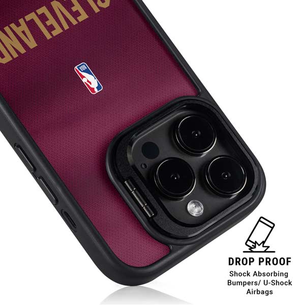 NBA Cleveland Cavaliers Jersey iPhone 14 Pro Kickstand Case