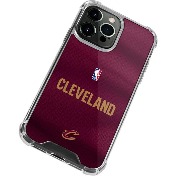 NBA Cleveland Cavaliers Jersey iPhone 14 Pro Max Clear Case