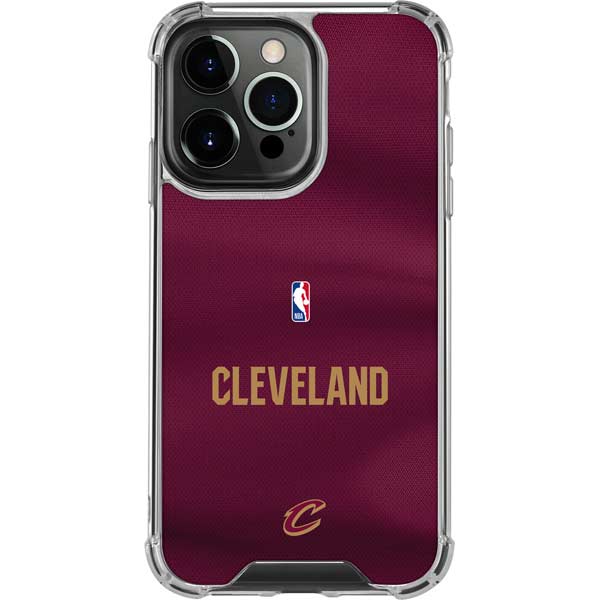 NBA Cleveland Cavaliers Jersey iPhone 15 Pro Clear Case