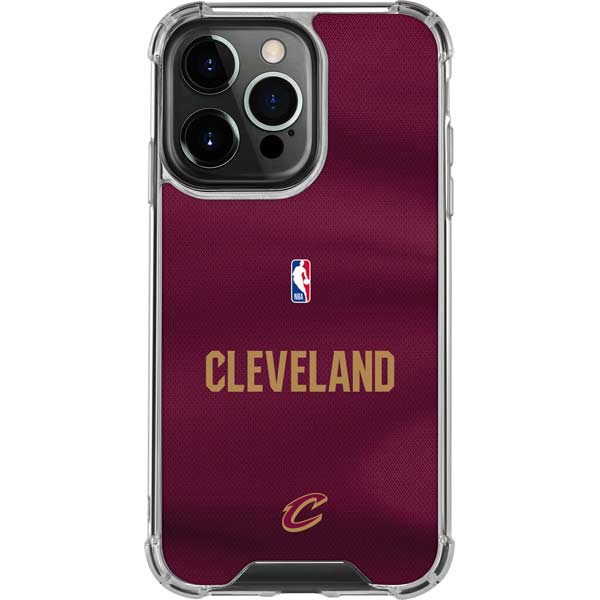 NBA Cleveland Cavaliers Jersey iPhone 15 Pro Max Clear Case