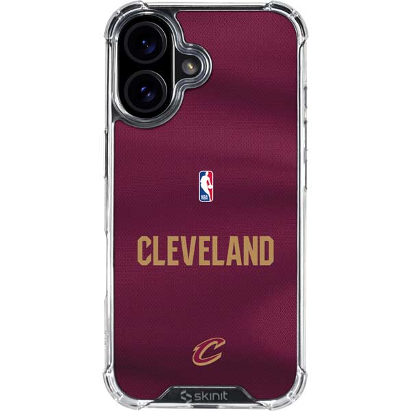 NBA Cleveland Cavaliers Jersey iPhone 16 Clear Case