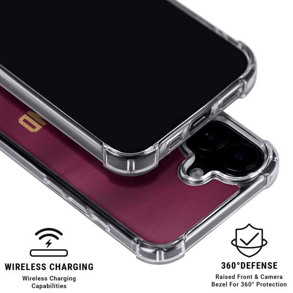 NBA Cleveland Cavaliers Jersey iPhone 16 Plus Clear Case