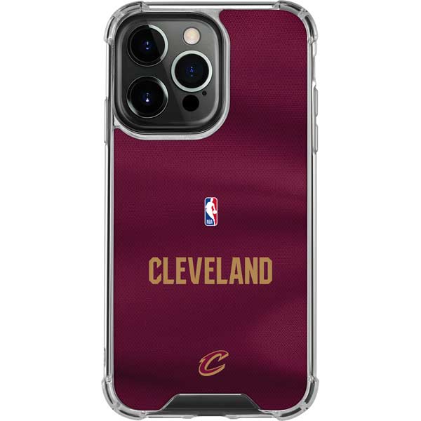 NBA Cleveland Cavaliers Jersey iPhone 16 Pro Clear Case