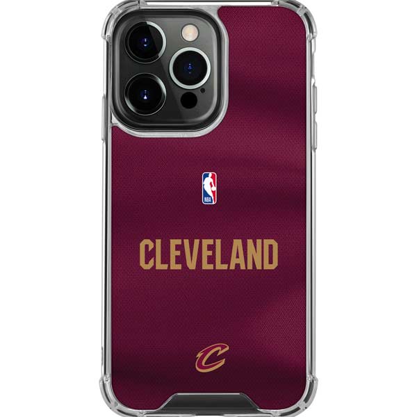 NBA Cleveland Cavaliers Jersey iPhone 16 Pro Max Clear Case