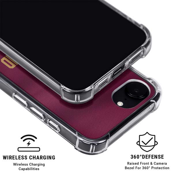 NBA Cleveland Cavaliers Jersey iPhone 16e Clear Case