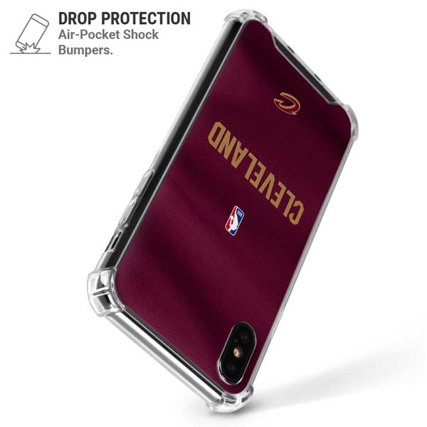 NBA Cleveland Cavaliers Jersey iPhone X/XS Clear Case