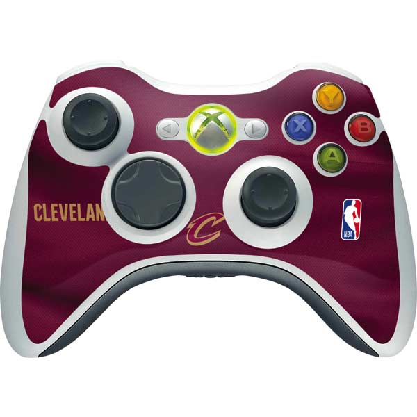 NBA Cleveland Cavaliers Jersey Xbox 360 Wireless Controller Skin