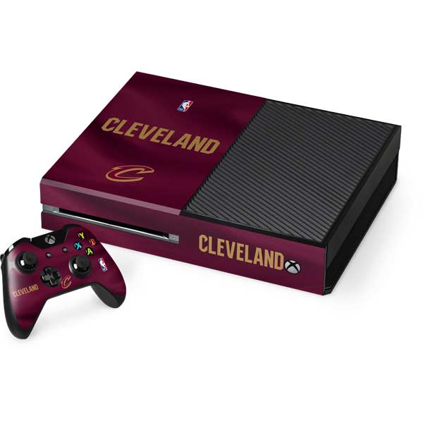 NBA Cleveland Cavaliers Jersey Xbox One Console and Controller Bundle Skin