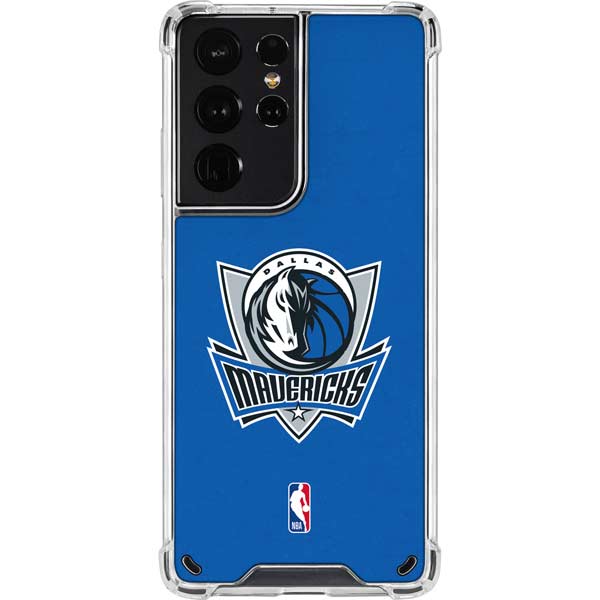 NBA Dallas Mavericks Distressed Galaxy S21 Ultra 5G Clear Case