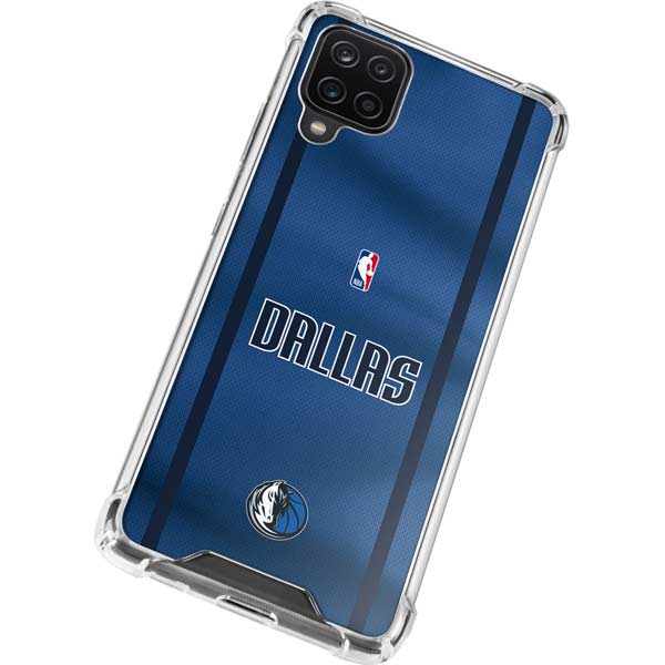 NBA Dallas Mavericks Jersey Galaxy A12 Clear Case