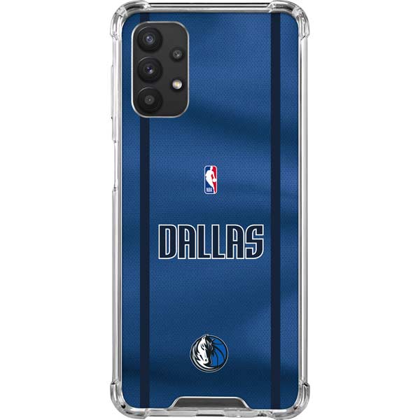 NBA Dallas Mavericks Jersey Galaxy A32 5G Clear Case