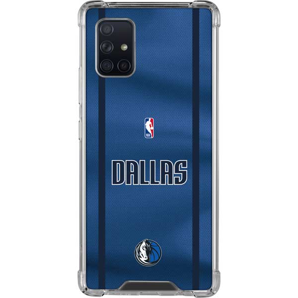 NBA Dallas Mavericks Jersey Galaxy A71 5G Clear Case