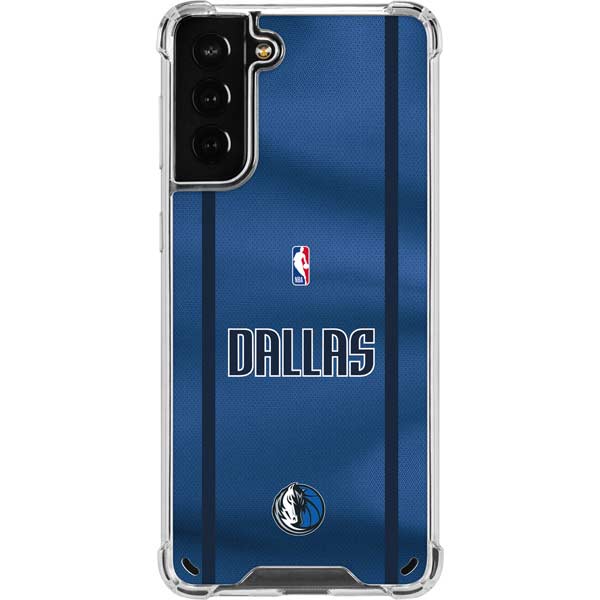 NBA Dallas Mavericks Jersey Galaxy S21 Plus 5G Clear Case