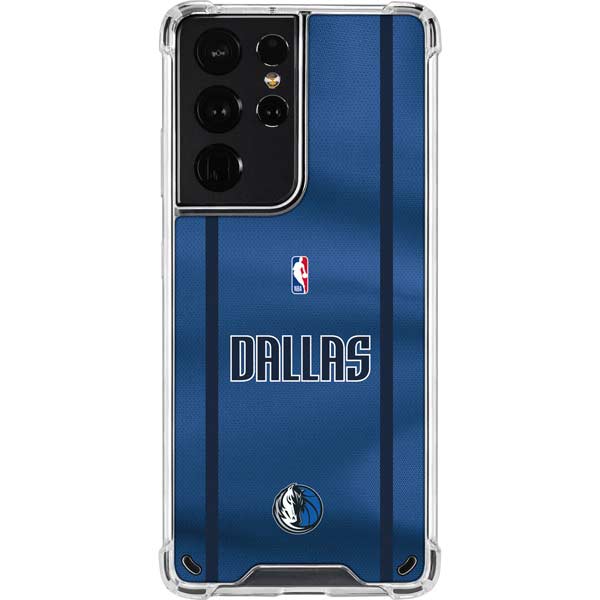 NBA Dallas Mavericks Jersey Galaxy S21 Ultra 5G Clear Case