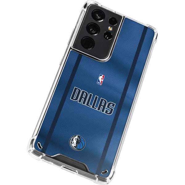 NBA Dallas Mavericks Jersey Galaxy S21 Ultra 5G Clear Case