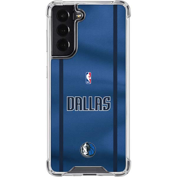 NBA Dallas Mavericks Jersey Galaxy S22 Clear Case