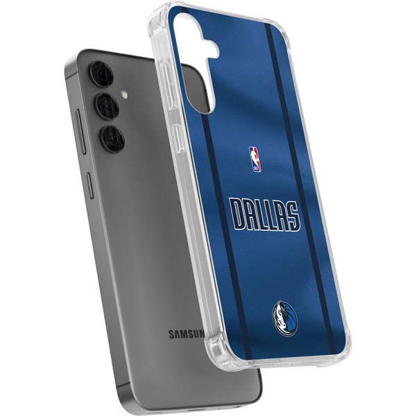 NBA Dallas Mavericks Jersey Galaxy S24 Plus Clear Case