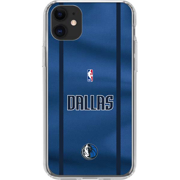 NBA Dallas Mavericks Jersey iPhone 11 Clear Case