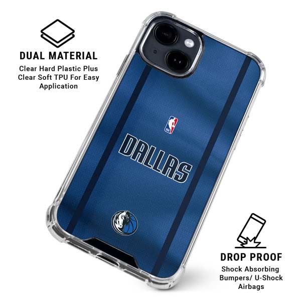 NBA Dallas Mavericks Jersey iPhone 14 Clear Case