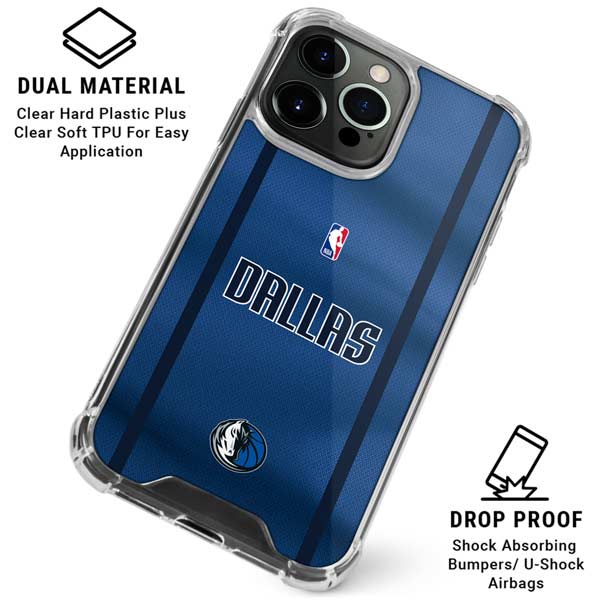 NBA Dallas Mavericks Jersey iPhone 15 Pro Clear Case