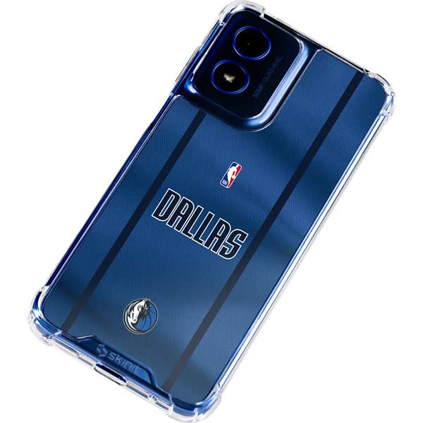 NBA Dallas Mavericks Jersey Moto G Play 4G (2024) Clear Case