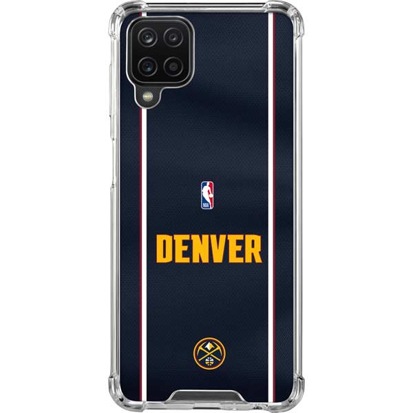 NBA Denver Nuggets Jersey Galaxy A12 Clear Case