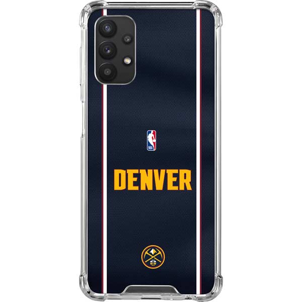 NBA Denver Nuggets Jersey Galaxy A32 5G Clear Case