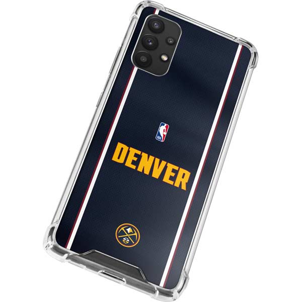 NBA Denver Nuggets Jersey Galaxy A32 5G Clear Case