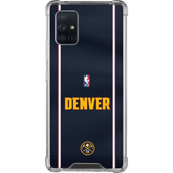 NBA Denver Nuggets Jersey Galaxy A71 5G Clear Case