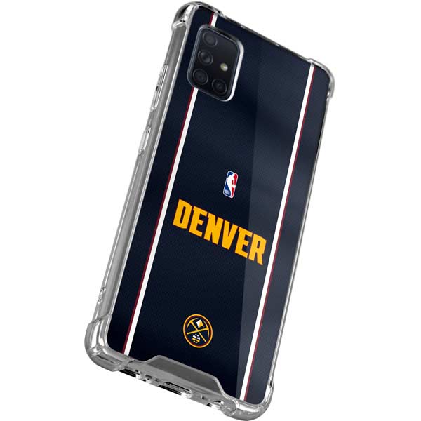 NBA Denver Nuggets Jersey Galaxy A71 5G Clear Case